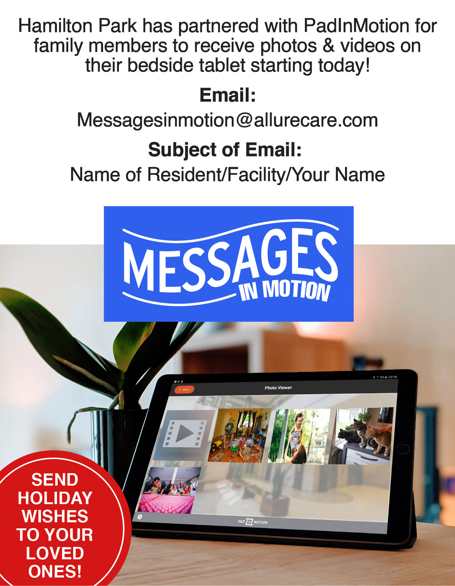 Messages in Motion flyer